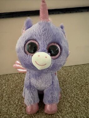 Medium-sized Athena Unicorn Beanie Boo